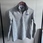 Patagonia Sweater Womens Small Fleece Quarter Zip Better Sweater Gray Photo 0