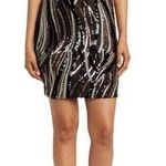 Dress the Population Leanne Sequin Sweetheart Bodycon Dress Black Multi Size S Photo 0