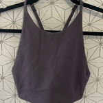 Girlfriend Collective  Dusty Purple High Neck Bra Photo 0
