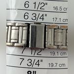 Decade Pearl and Crystal Ladies Watch Square Dial Metal Bracelet Silver Photo 11