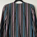 Timing Twisted Front Top Womens Medium Puff Sleeve Y2K Grunge Coquette Cropped Photo 6