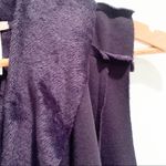 Anama USA NEW Anama Navy Open Front Long Cardigan Vest Faux Fur Small S Photo 2