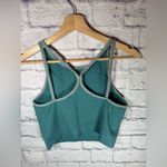 Athleta Aurora Seamless High Neck Crop Tank - Borealis Green, Size medium Photo 3