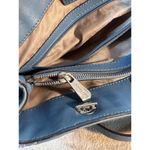 Michael Kors Quilted Blue Shoulder Bag With Chain Straps & MK Charm Photo 9