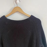 Athleta  Black Rockland Chunky Knit Sweater Photo 12