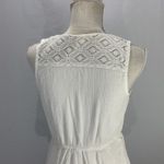 Roxy Ricochet Sleeveless Lace Crochet Detail Cream Sun Dress Size Medium Photo 11