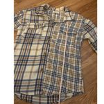 No Comment  Plaid Flannel Shirt Size Medium Photo 5