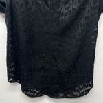 Ann Taylor Lace Workwear Office Career Party Elegant Classic Womens Top Medium Black Photo 3
