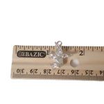 Sterling Silver Small Elephant Tusk Up Lucky Charm Photo 5