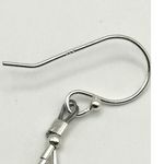 Liquid Silver & Sleeping Beauty Turquoise Chip Sterling Silver Dangle Earrings Blue Photo 4