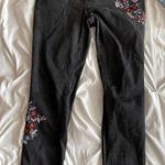 Target Black Floral black jeans Photo 0
