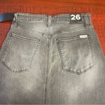 joe's jeans Joe's Faye Jean Maxi Skirt Sz 26 Black Faded Denim Photo 9