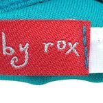 Ruby Rox Teal Chiffon Pleated Dress S Rhinestone Belt Bow Tie Knee Length Cocktail Prom Photo 8