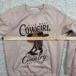 Caution to the Wind  Wild West Cowgirl Country Graphic Sweatshirt Women's Photo 3