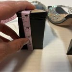 Schutz  Heel Lizah Crystal Vinyl Sandal Mule Slip On in Black Sz 8.5 NWOB *flaws* Photo 10