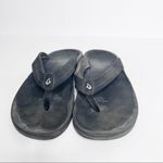Olukai  Black Sandal Flip Flops Women’s Size 9 40 Photo 2