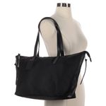 Botkier  New York Bond Black Nylon Tote Bag Side Zippers Large New Tags Photo 2
