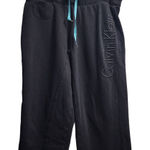 Calvin Klein Calvin Klein Pants Womens Size Medium Black Cropped Raw Hem Elastic Waist Photo 0