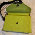 INC 7829 Womens Yvonn Green Faux Leather Flap Crossbody Handbag Purse Photo 3