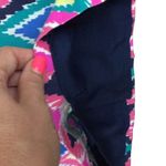 Lilly Pulitzer Hearts a Flutter Sleeveless Chevron Pink/Blue Dress Photo 3