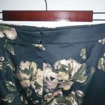 J. Crew The Pencil Skirt 4 Mini Skirt in Darkest Navy Roses Workwear Yellow Photo 3