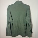 prAna  Centerpiece Wrap Open Front Cardigan Sweater Green Organic Cotton Size M Photo 4
