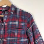 Madewell  100% Cotton Plaid Ex Boyfriend Flannel Shirt Photo 2