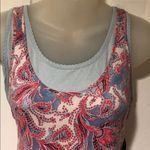 Ralph Lauren  Cotton Maxi Tank Dress M NWT Double Layer Paisley Pattern Photo 1