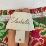 Cleobella Nadine Mini Dress Colorful Pink/Green Puff Shoulder Panama Print Med Photo 8