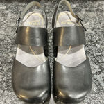 Dansko  Thea Leather Black Clogs Block Mary Jane Women's EU 37 / 6.5 US Classic Photo 0