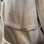 ZARA Corduroy Utility Jacket L Tan Oversized Overcoat Topcoat Women's Designer Photo 4