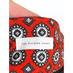 Ann Taylor LOFT Geometric Red The Riviera Shorts 14 Casual Preppy Boho Chic Quiet Luxury Photo 5