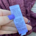 Anthropologie Left of Center Slub Knit purple maroon sweater long sleeve boho Photo 5