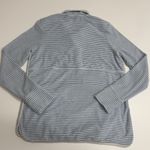 Vineyard Vines Shirt Womens Small Striped Blue White Terry The Shep Pullover Photo 1