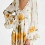 Young Fabulous and Broke  Rosa Mini Dress Olive Venus Tie Dye Oversized Boho XS Photo 0