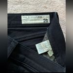 Rag and Bone Womensâ Skinny Jeans Black Stretchy Mid Rise Sz 26 Photo 2