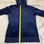 FILA Maureen Navy Blue & White Velour Y2K Style Zip Up Track Jacket Size Small Photo 5