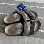 Birkenstock NWT Sahara Birko-Flor Women’s Sandals Black Size 37 US 6 Photo 4
