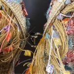 Bergamo Studio Tan Boucle Tweed Confetti Fringe Blazer | Size Medium Photo 9