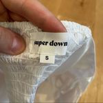 superdown  Corset Top in White Satin Photo 2
