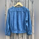 Madewell  Denim Wrap Top Photo 9