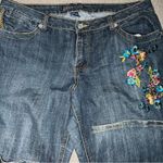 Baccini embroidered vintage boot cut jeans size 14 Photo 4