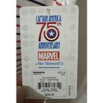 Marvel NWT Y2K  Her Universe Captain America Striped Mockneck Tank Top‎ Size M Photo 2