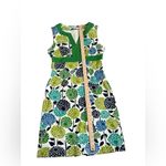 Boden Floral Sleeveless Dress Green Size 8 Photo 4