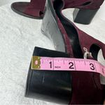 Rag and Bone  Burgundy Made in Italy Suede Sandals in Size 8.5 Photo 9