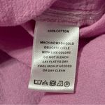 Lilla P Women’s Size S Pink Lavender Crinkle Cotton Double Button Down Shirt Photo 5