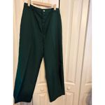 Vintage 1970s Dark Green Career Pants Trousers 34" waist Size undefined Photo 2