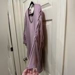 Lane Bryant crew neck 3/4 length sleeve shirt light pink glitter size 22/24 Photo 4