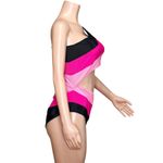 Beach Riot Joyce Ribbed One Piece Swim, Amour Colorblock, XL Photo 7