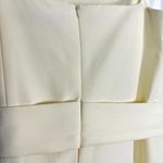 Mac Duggal Spaghetti Straps Tiered Tea-Length Dress in White Ivory Size US 12 Photo 7